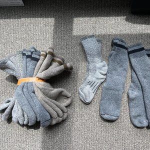Bundle of 10 Pairs of Heavyweight Wool Socks